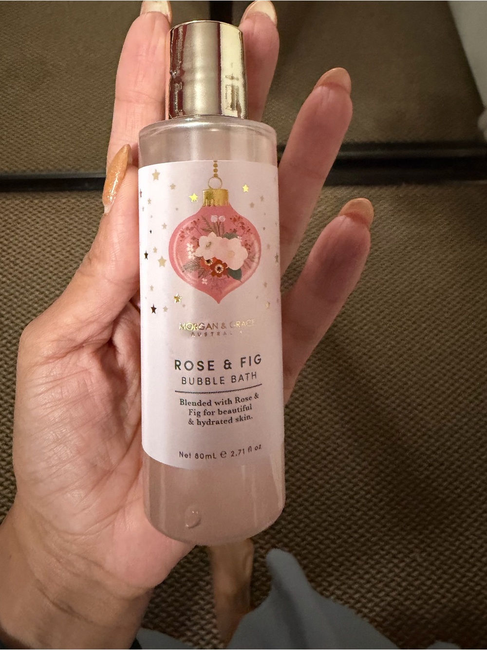 Rose & Fig Bubble Bath — Pink nwot